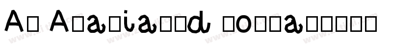 AG ArabiaCnd Normal字体转换